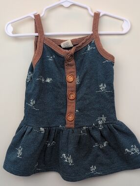 Lulu + Roo 3T French Terry Ruffle Top PLAY